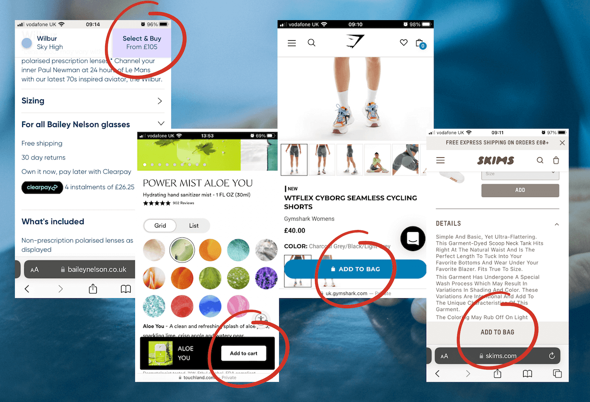Optimize CTA button for mobile version